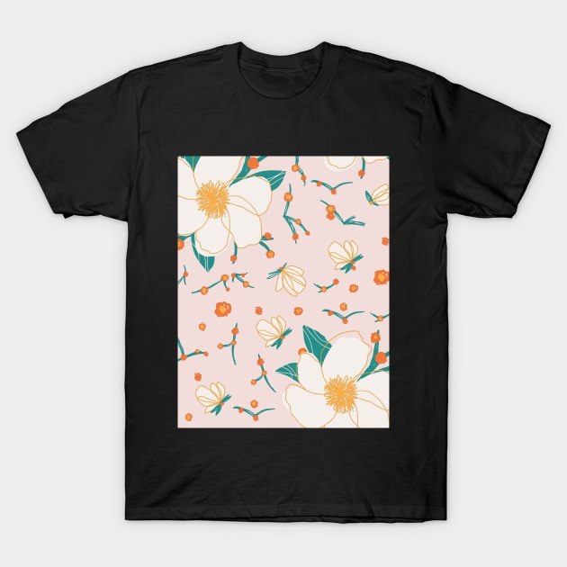 Palm tree print from Canva T-Shirt by thattrendyteeen